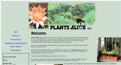 Desktop Screenshot of plantsaliveinc.com